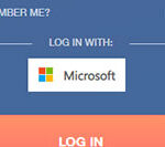 Log In With Microsoft Button